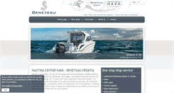 Desktop Screenshot of beneteauboats.com.hr